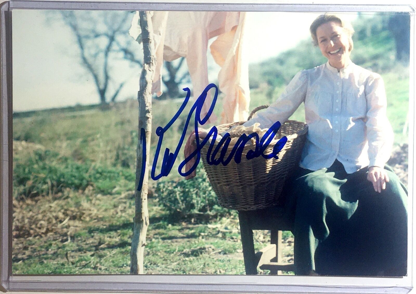 Karen Grassle Signed 4x6 Photo Poster painting Actress Little House on the Prairie Autograph