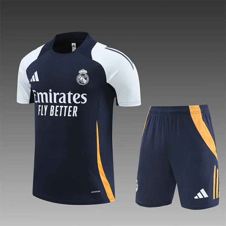 2024-25 Real Madrid Royal Blue Short Sleeve Training Jersey