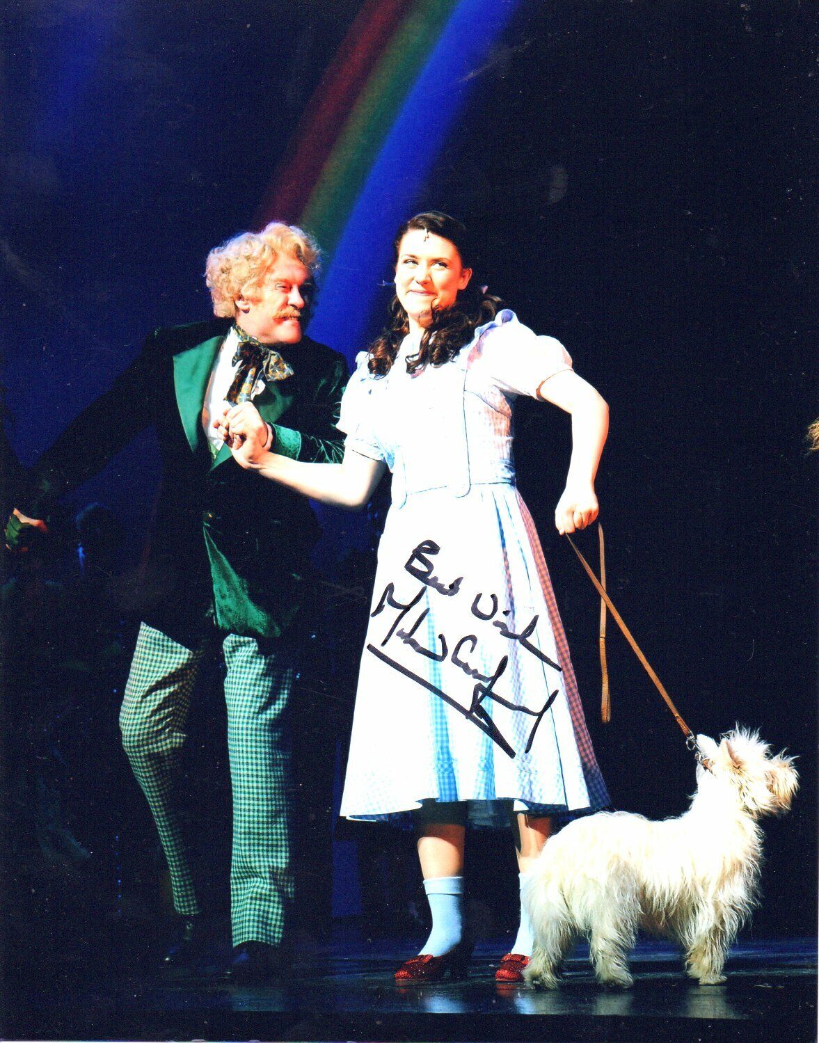 Michael Crawford Signed 10x8 inches Autograph Photo Poster painting The Wizard Of Oz InPerson