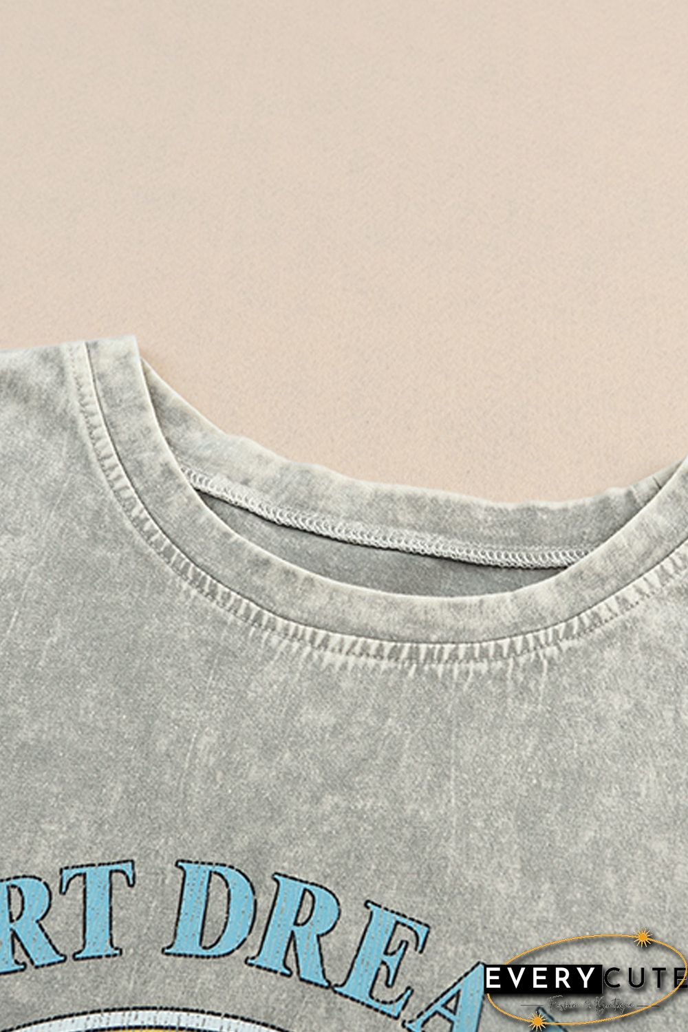 Gray Desert Dreamer Mineral Wash Graphic Tee