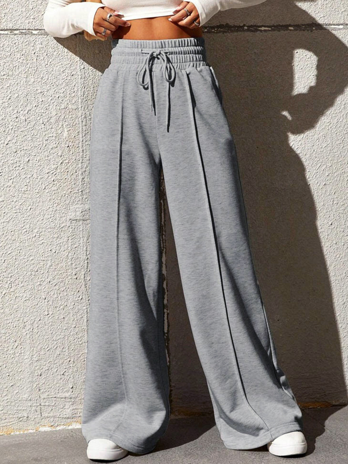 social tourist high rise wide leg sweatpants