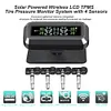 C68 USB+Solar Car Tire Pressure Monitor System with 4 External Sensors