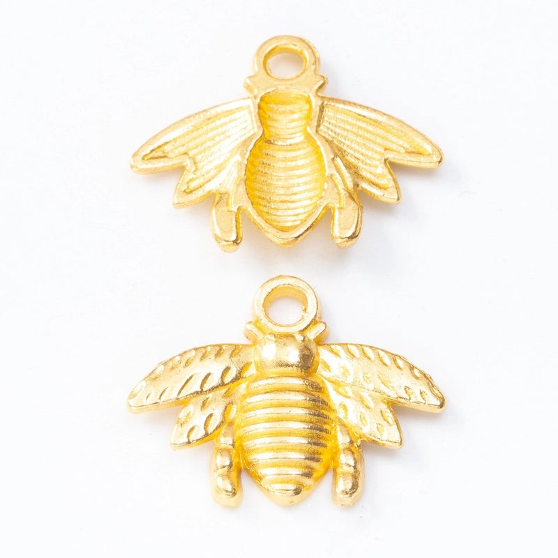 100 Pieces 300 Pieces 16*20mm Alloy Bee Pendant