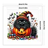 Pumpkin Black Cat-11CT Stamped Cross Stitch 40*40cm/15.75*15.75in tapestrymarket