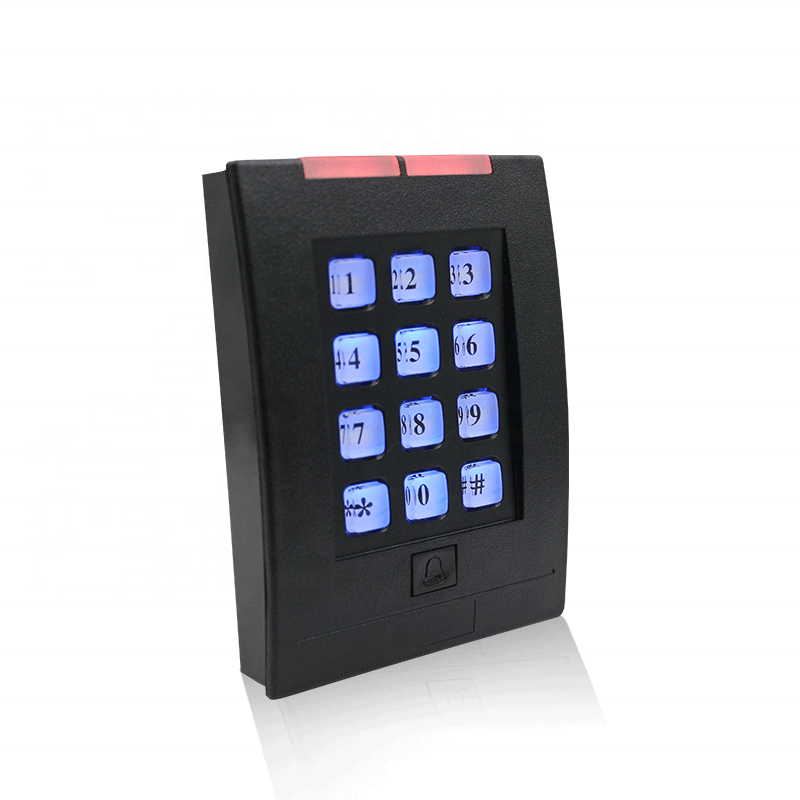 Office Building Gate Smart RFID Proximity Reader Wiegand26/34 Keypad Reader 125Khz ID Card Access Control Card Reader