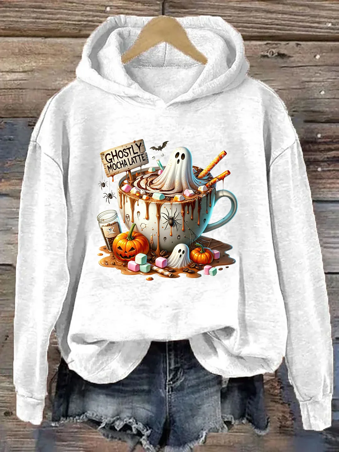 Halloween Coffee Clipart Hoodie