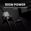 TR100 Motorcycle Bidirectional USB Charger Battery Emergency Mobile Phone Sports Camera Drone