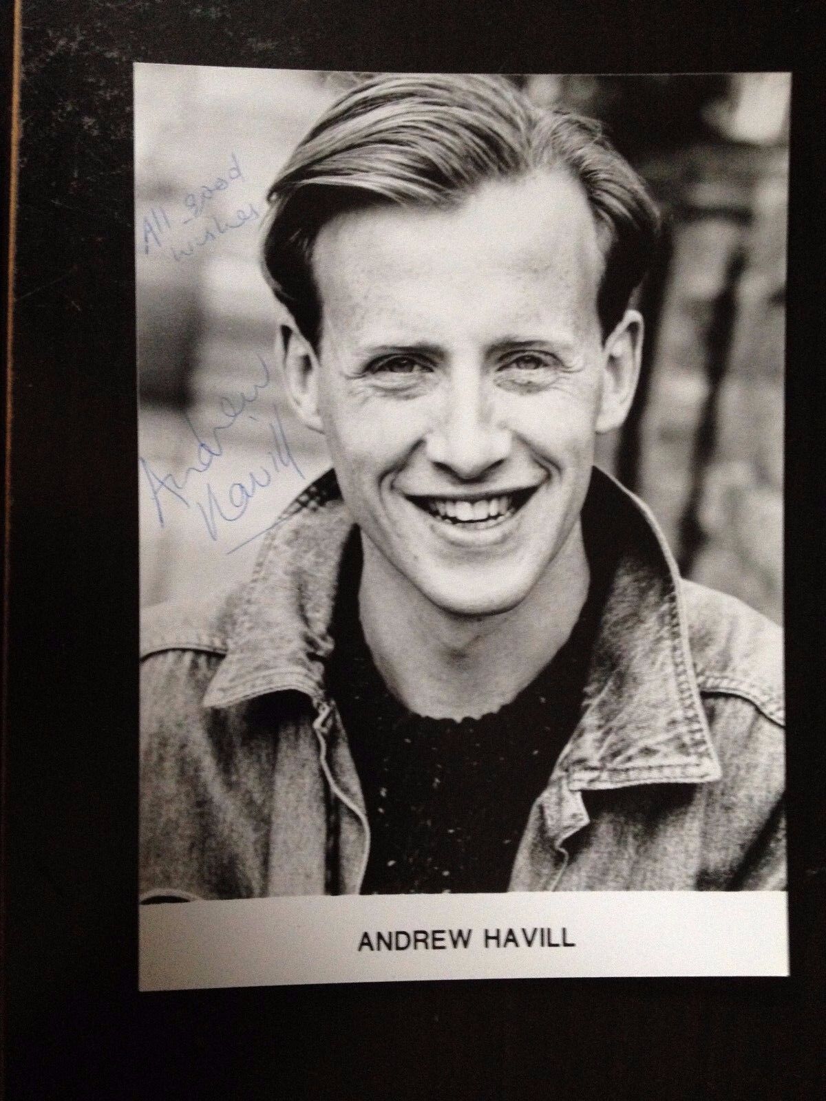 ANDREW HAVILL - POPULAR ACTOR - DR WHO 2007 - SUPERB SIGNED Photo Poster paintingGRAPH