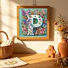 Butterfly Flower P 5D Partial Drill DIY Diamond Painting Kit 30*30cm