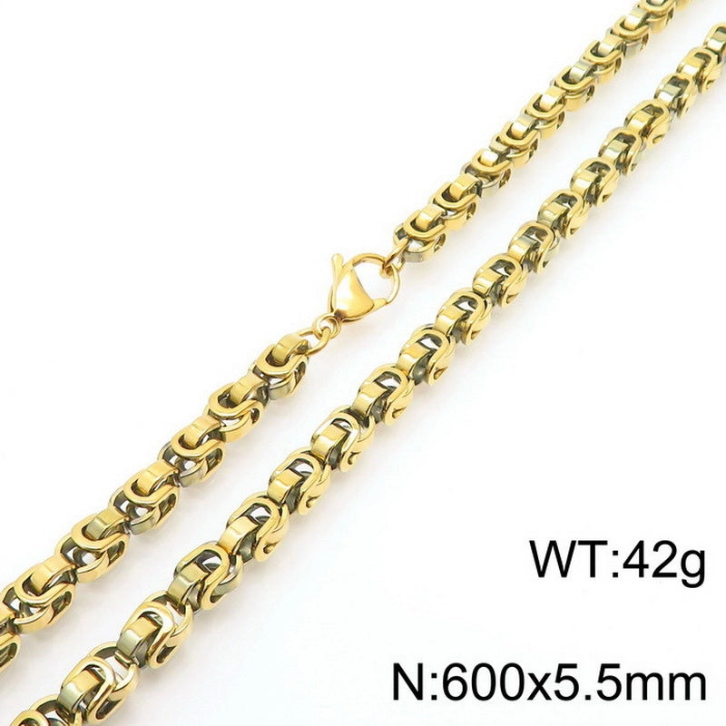 Fashion Popular Stainless Steel More Sizes Bamboo Necklace Choker Bracelet Necklace Accessories