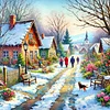 Diamond Painting - Full Round Drill - Winter(Canvas|40*40cm)
