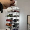 Car model display stand rotatable transparent model storage rack box (40 parking spaces)