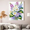 Flowers-11CT Stamped Cross Stitch 30*40cm/11.81*15.75in