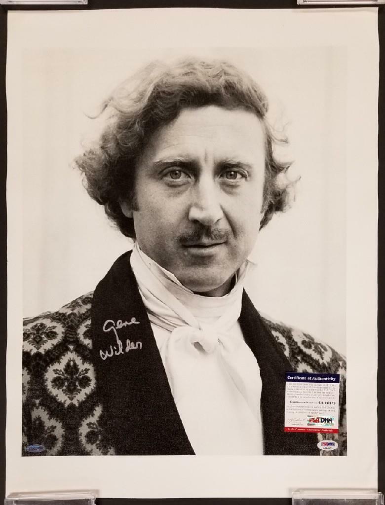 Gene Wilder signed Young Frankenstein 16x20 Canvas Photo Poster painting Autograph ~ PSA/DNA COA