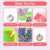 2Pcs Dessert DIY Diamond Painting Ornament with Clock Function Home Decor Art