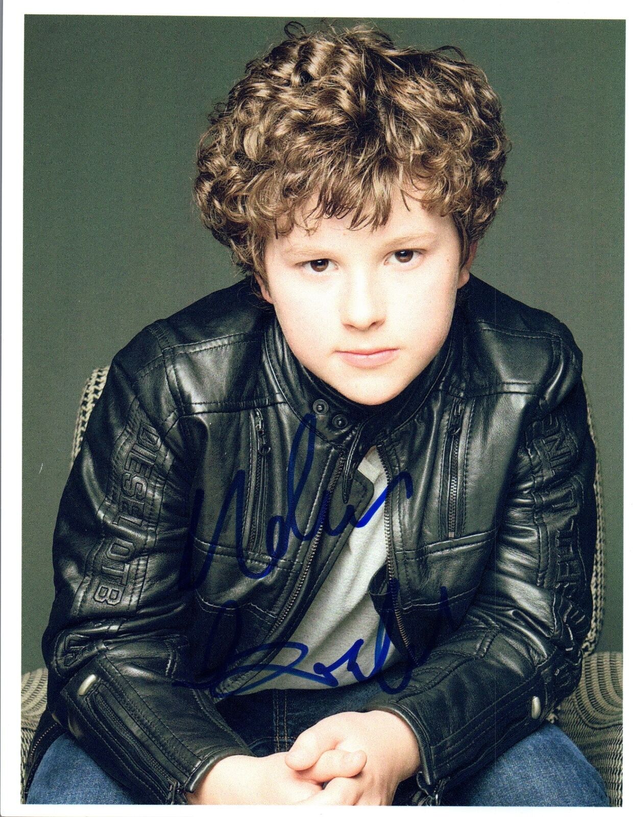 Nolan Gould Signed Autographed 8x10 Photo Poster painting Modern Family Luke COA VD