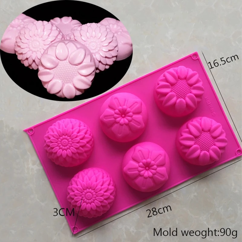 Oval Olive Tree Shape Silicone Mold for DIY Handmade Soap Molds Mousse Cake Form Soap Jelly Mould Ice Cube Maker Craft Supplies