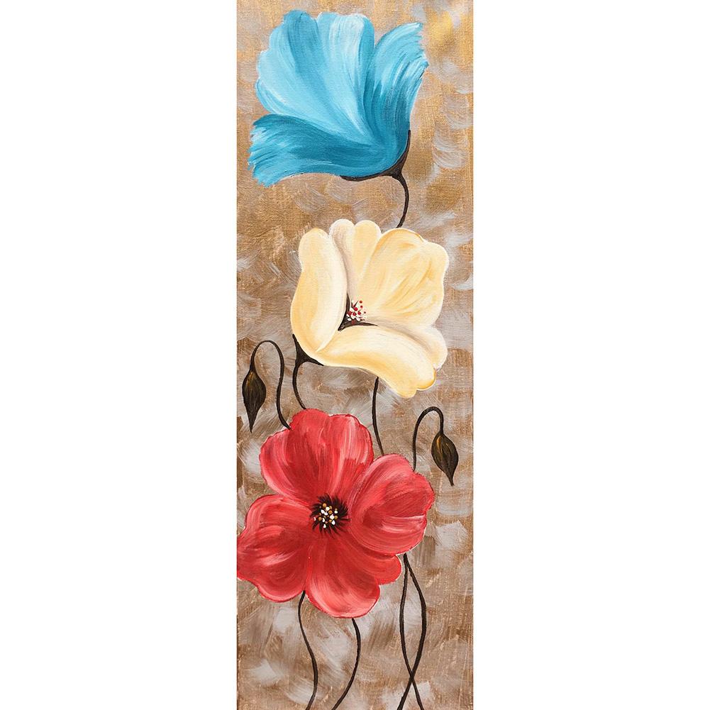 

Color Flower - Round Drill Diamond Painting - 30x80cm, 501 Original