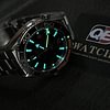 Planet Ocean 43.5mm Black/Orange Bezel Black Dial on SS Bracelet Super Clone