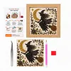 Black Witch Glass Mosaic DIY Craft Kit &ndash; Framed Halloween Wall Art