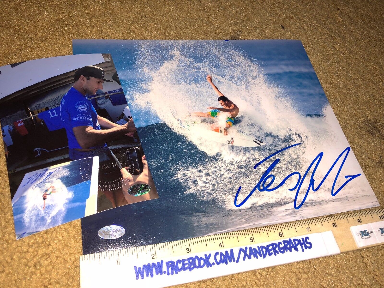 JOEL PARKINSON SIGNED AUTOGRAPHED 8X10 Photo Poster paintingGRAPH (1) SURFING SURFER- PROOF COA