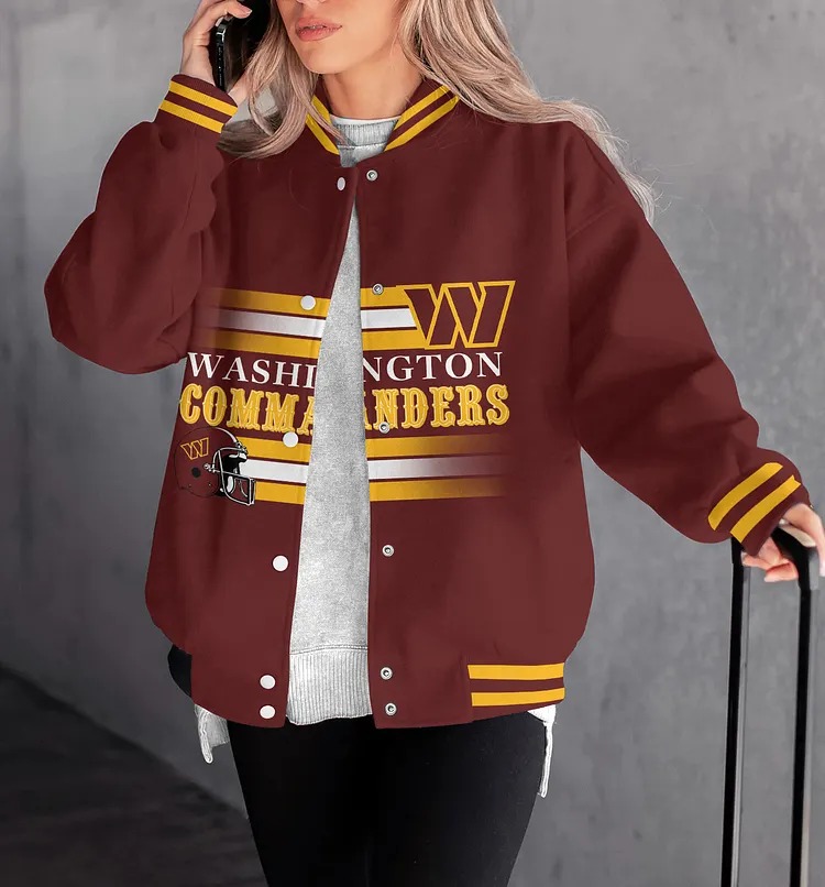 Washington Commanders Women Limited Edition Full-Snap Casual Jacket