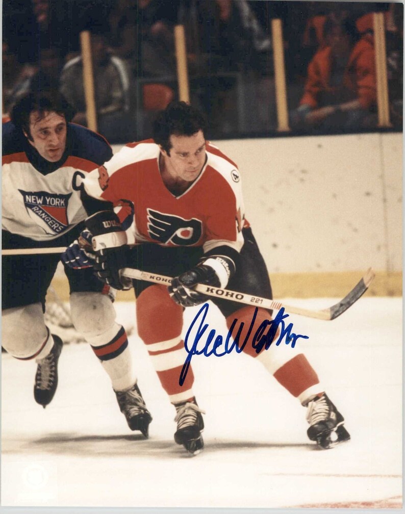 Joe Watson Signed Autographed Glossy 8x10 Photo Poster painting - Philadelphia Flyers