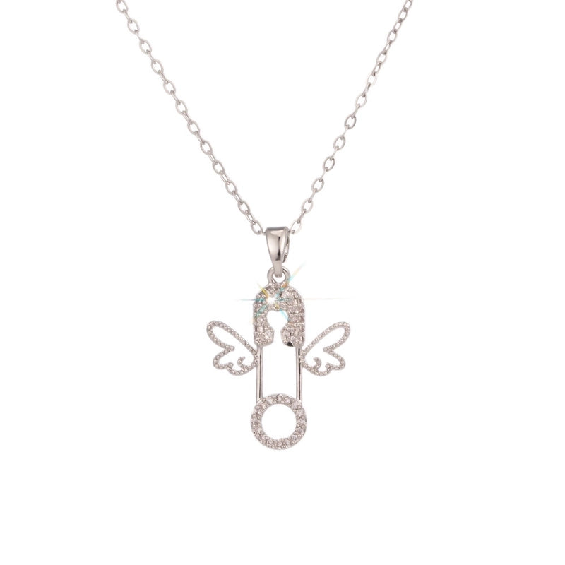 2 Pieces Minimalist Classic Style Geometric Titanium Steel Plating Pendant Necklace