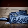 【BUY 2 FREE SHIPPING】25 Momme Luxury Pure Mulberry Silk Bedding Set of 4（1x Quilt Cover + 1x Bedsheet + 2x Pillowcases）