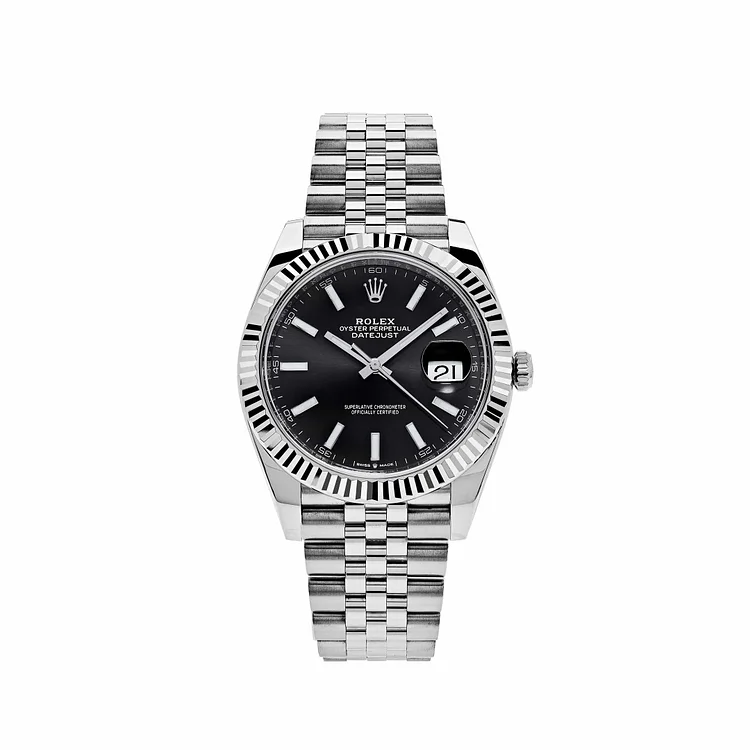 Rolex Datejust 126334 Stainless Steel Black Dial Jubilee Bracelet