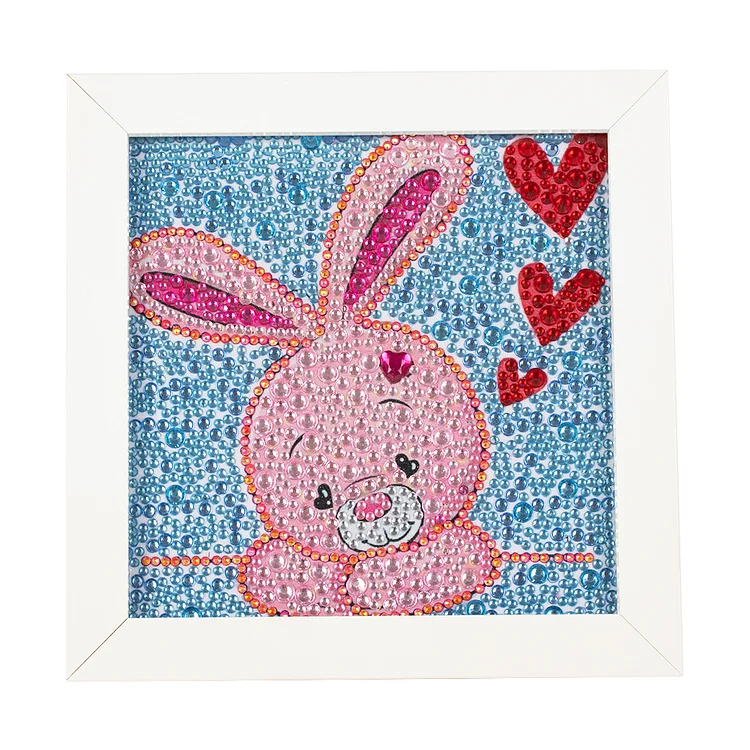 Full Special-Shaped Crystal Diamond Painting - Bunny 18*18CM