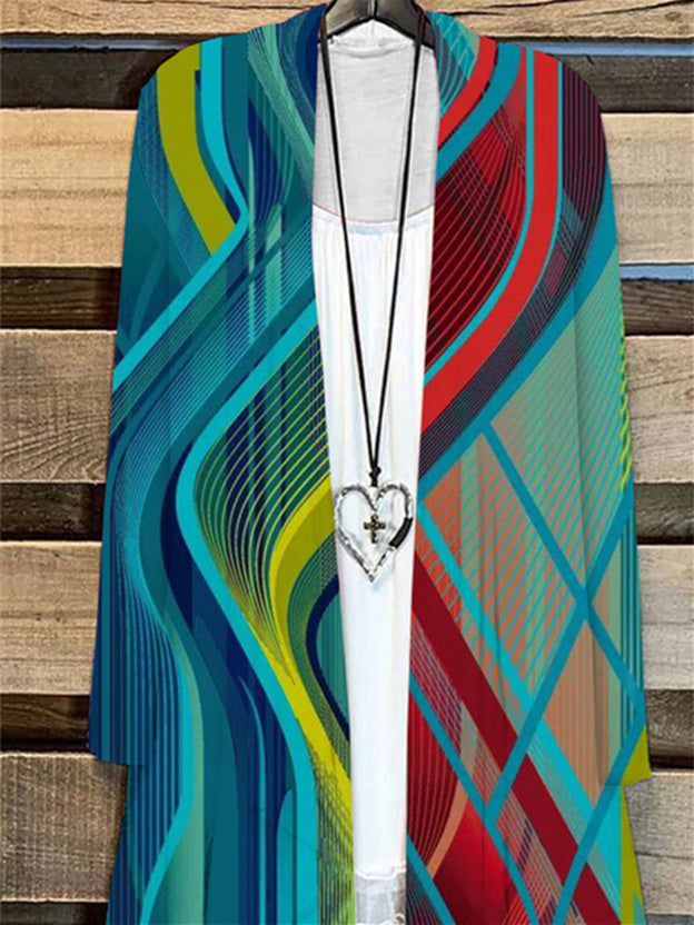 Women Half Sleeve V-neck Solid Color Dress