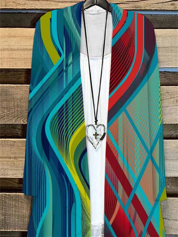 Women Half Sleeve V-neck Solid Color Dress