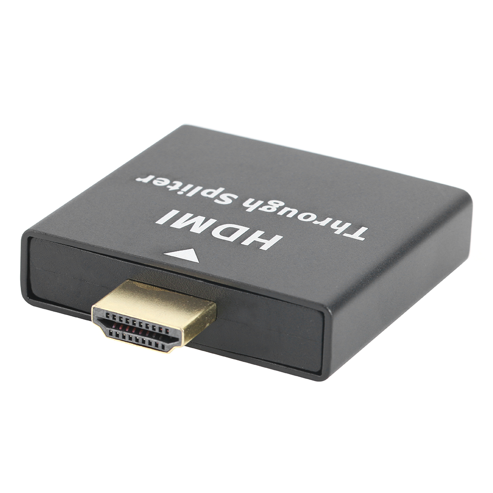 

1 in 2 out 1080P HDMI-compatible Splitter for Monitor Projector Male to Female Adapter, 501 Original