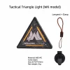 Tactical Triangle Light Camping Light Outdoor Backpack Warning Signal Small Hanging Light