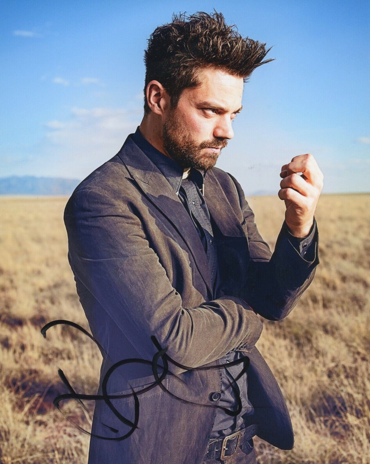 ~~ DOMINIC COOPER Authentic Hand-Signed PREACHER