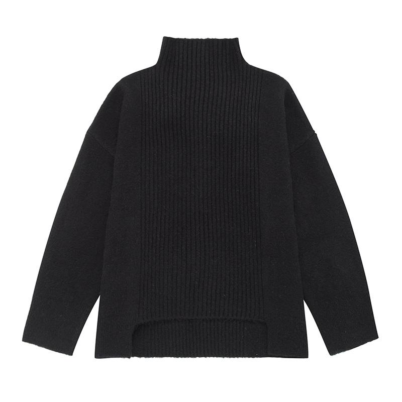  thdmladies Women&lsquo;S High Neck Loose Sweater thedmladies
