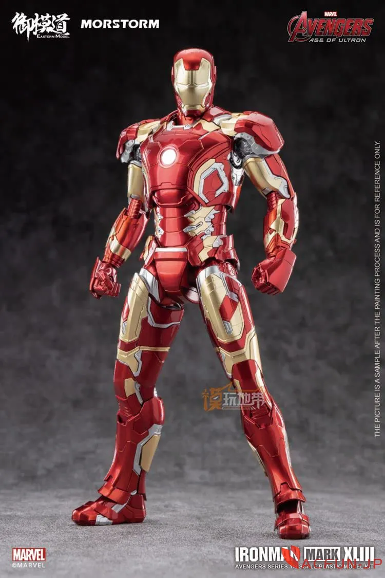 AC」御模道 1/9 スケール アイアンマン MK43 可動 プラモデル LED付き