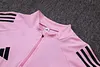 Joyfball 2025/2026 Inter Miami Half-Pull Training Suit Pink Football Shirt 1:1 Thai Quality