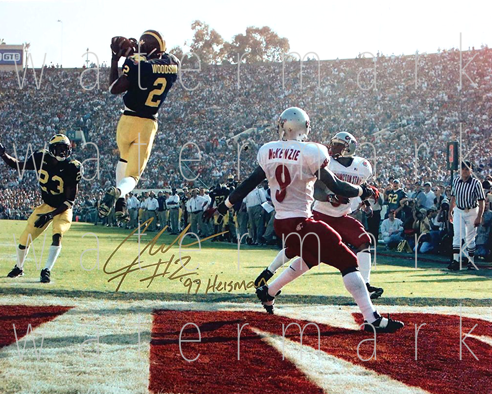 Charles Woodson Michigan Football signed 8X10 print Photo Poster painting poster autograph RP