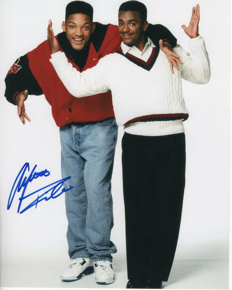 ALFONSO RIBEIRO SIGNED AUTOGRAPH 8X10 Photo Poster painting - FRESH PRINCE OF BEL-AIR WILL SMITH