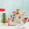 (US Local)5D DIY Special Shape Diamond Painting Desk Ornament Handmade Clock Kit(Tea Time)