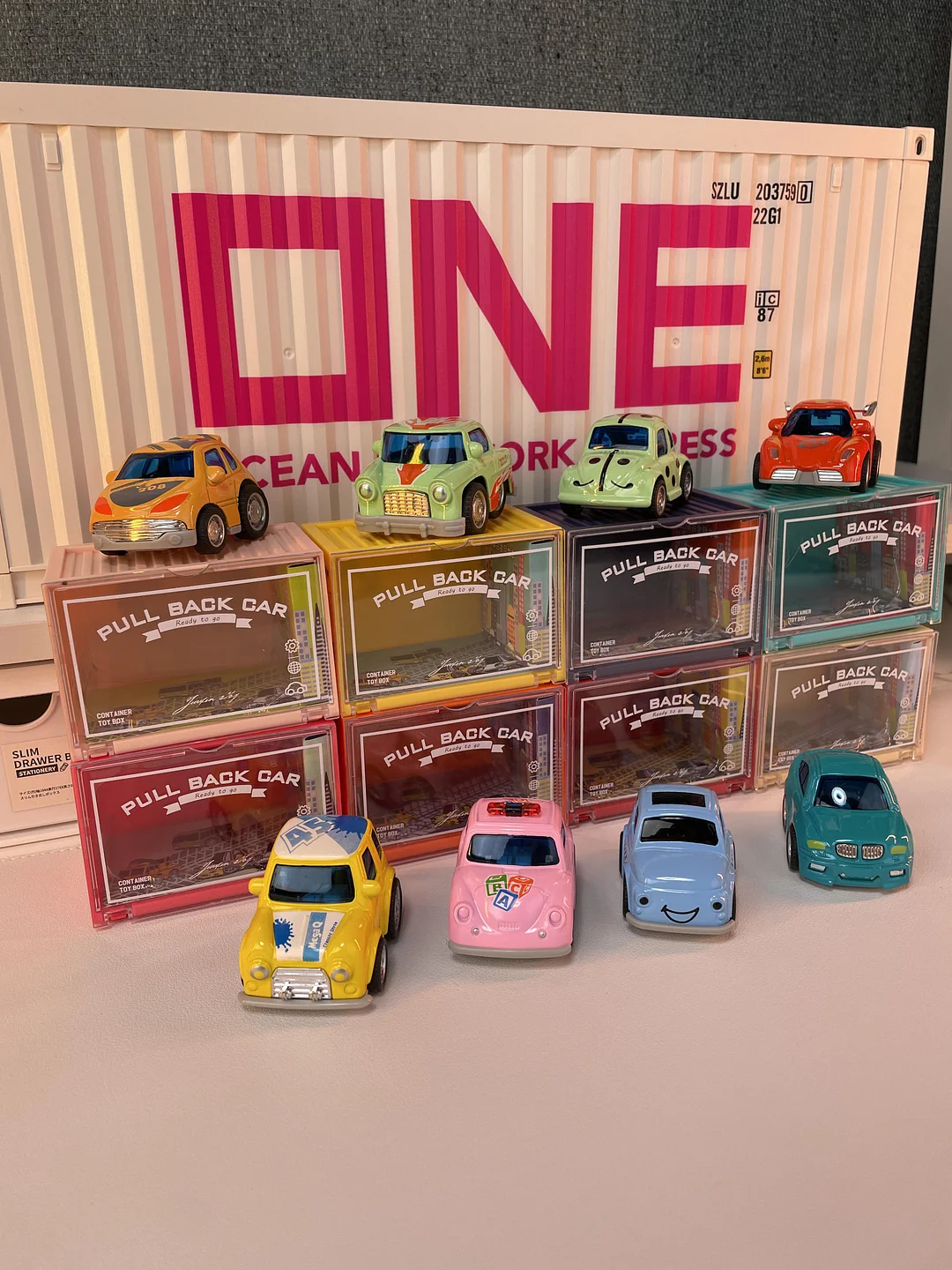 Toy Car Combination 8 pieces in total
