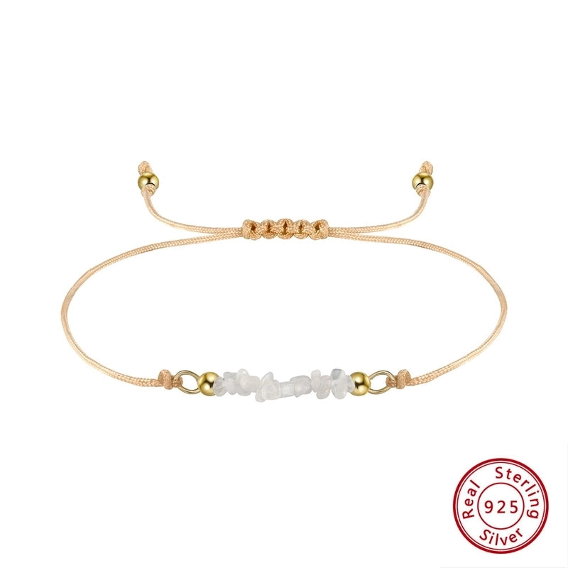 925 Sterling Silver Drawstring Bracelets Minimalist Classic Style