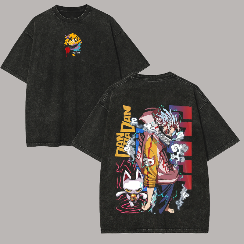 Dandadan Printed Unisex Washed T-Shirt