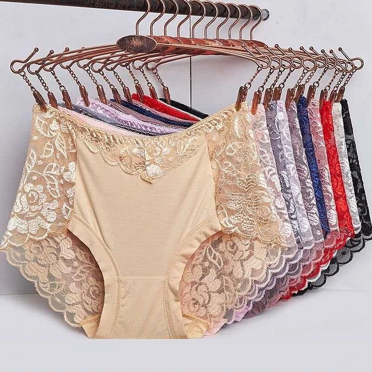 [ 10 PCS ]Oversized Lace Sexy Panties