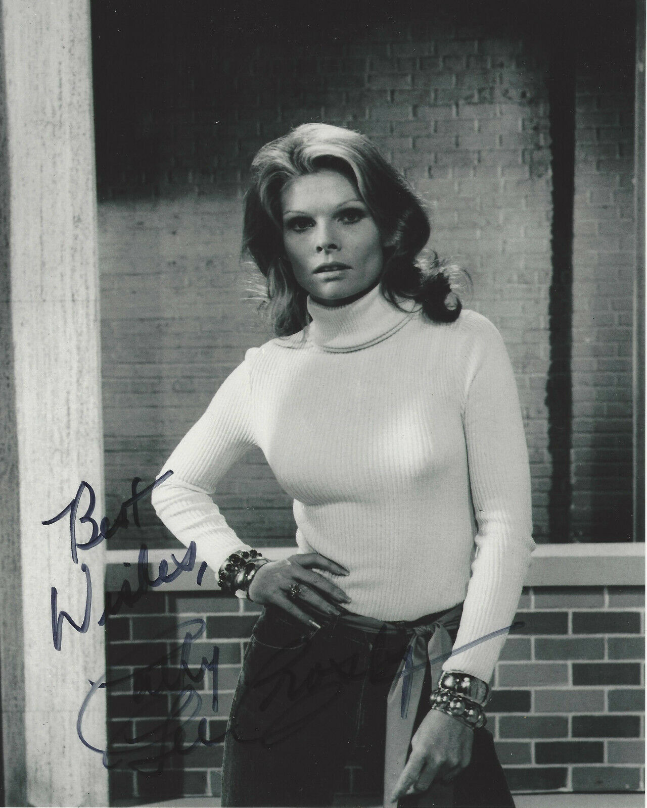 CATHY LEE CROSBY SIGNED AUTHENTIC 'WONDER WOMAN' 8x10 Photo Poster painting 1 w/COA ACTRESS