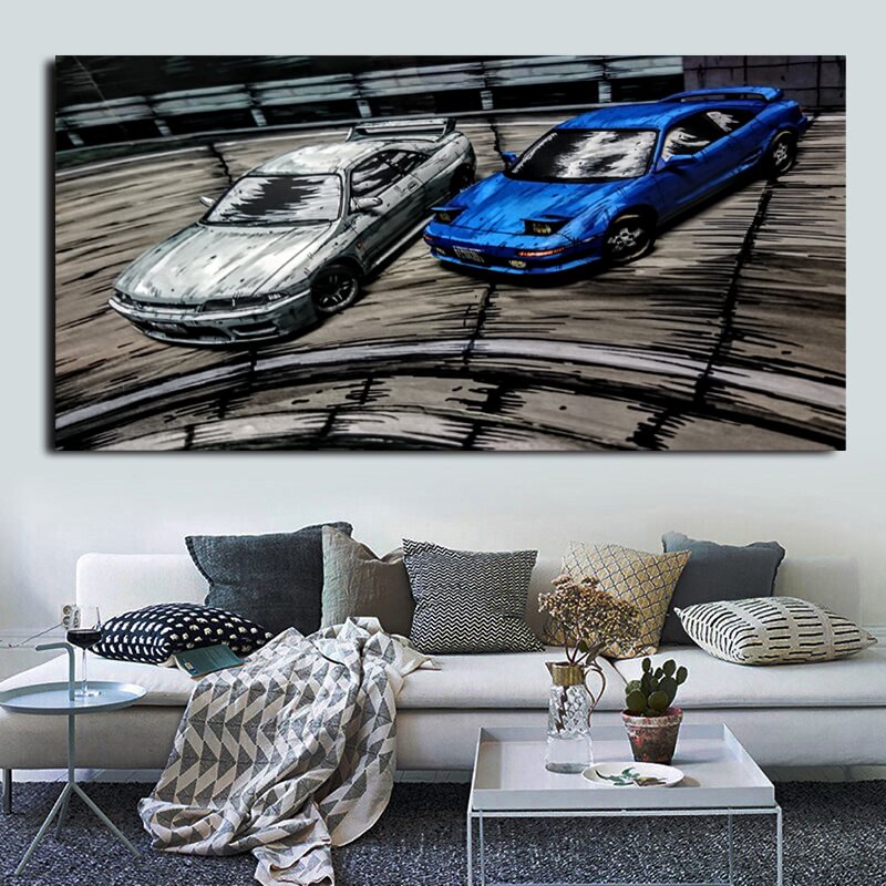 BNR33 Lead The Way On The Track Canvas Wall Art