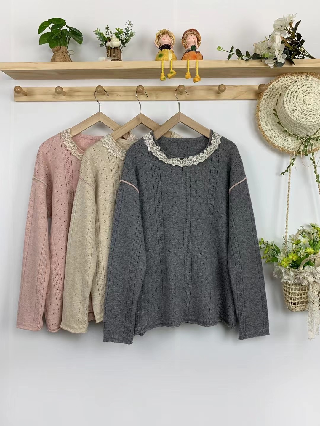 Chicfifth Sweater Women Winter Long Sleeve High Quality Autumn Vintage Top Knitted Cardigan