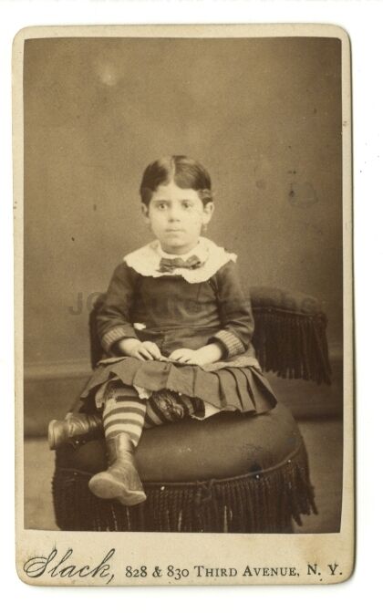 19th Century Children - 19th Century Carte-de-visite Photo Poster paintinggraph - New York